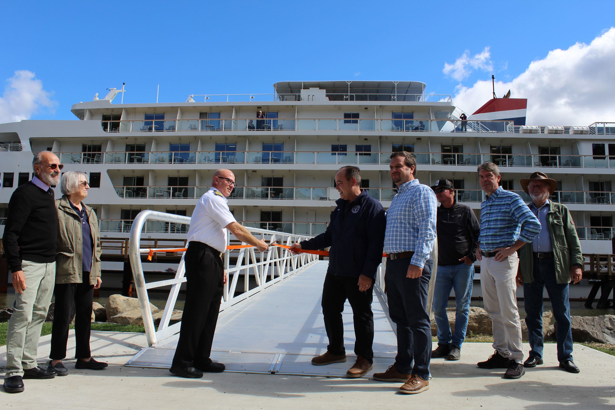 Ribbon Cutting Milton Pier