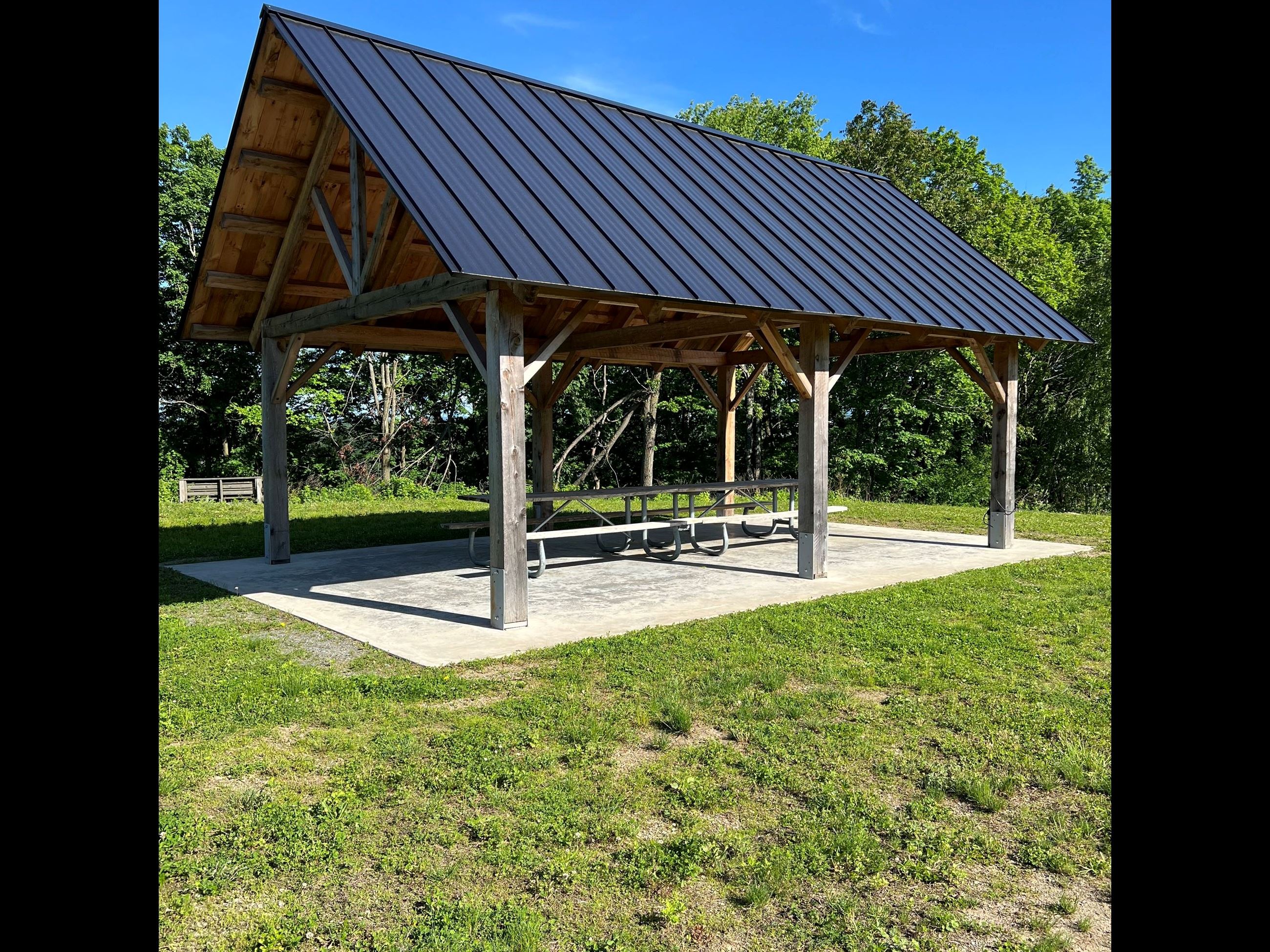 Gazebo at Milton Landing Park at Sands Avenue