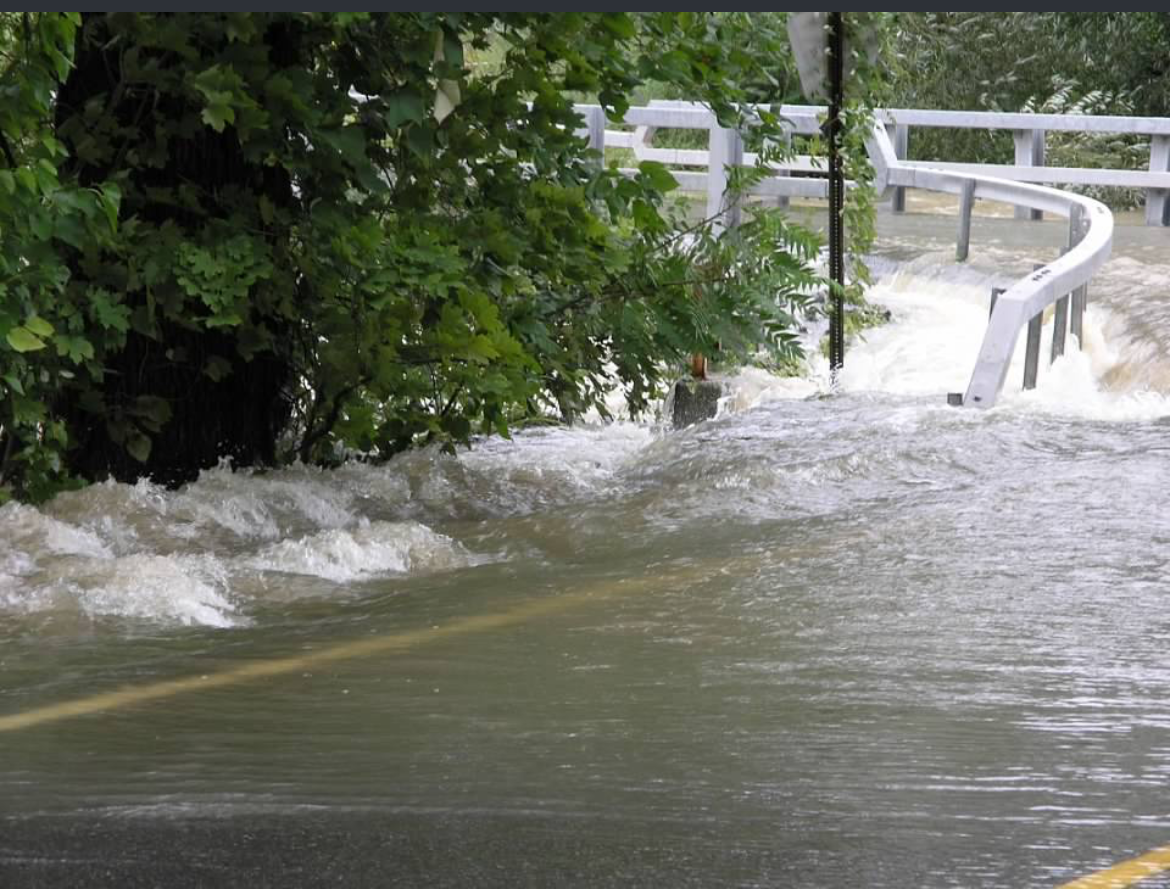 Stormwater on Roadway
