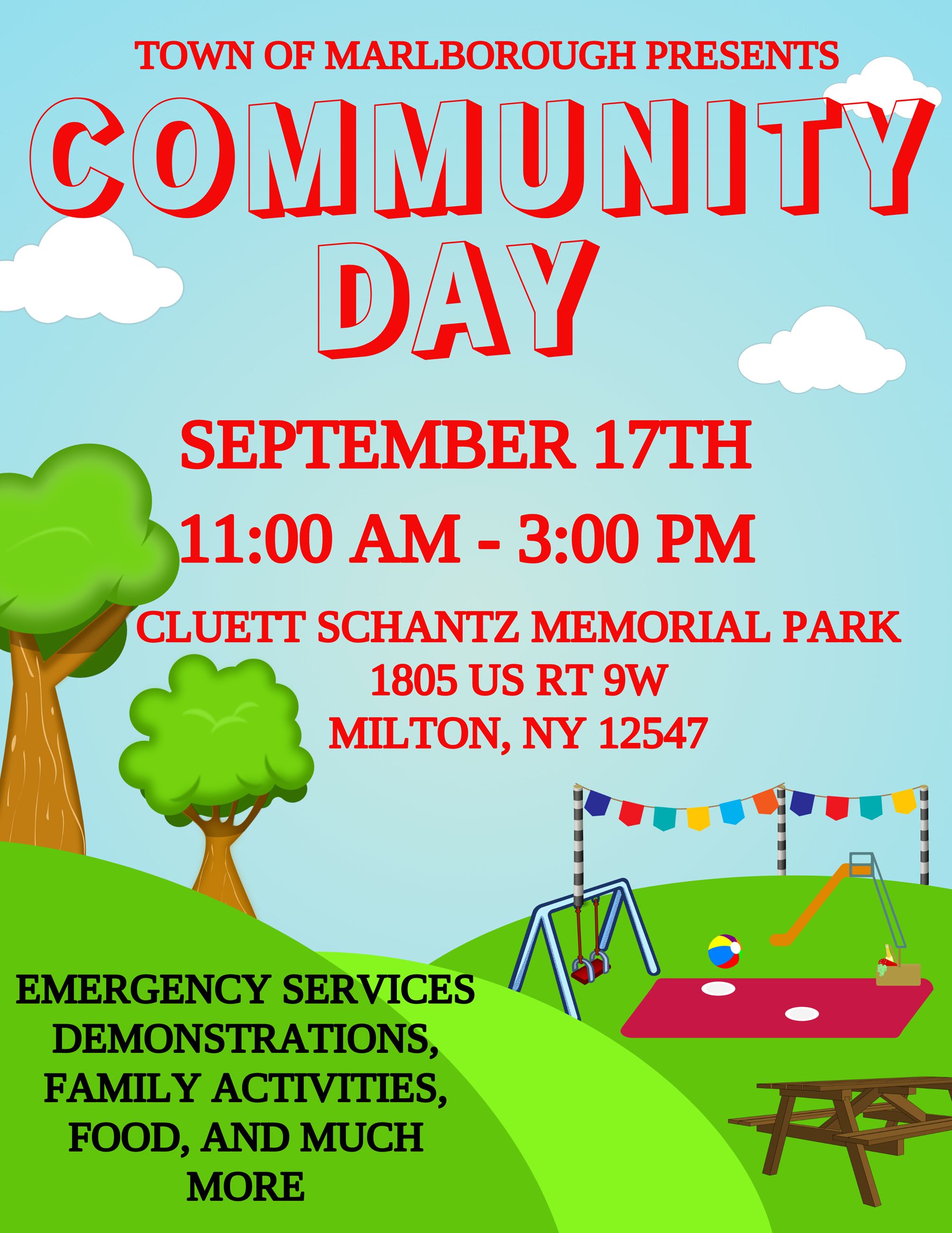 Community Day Flyer