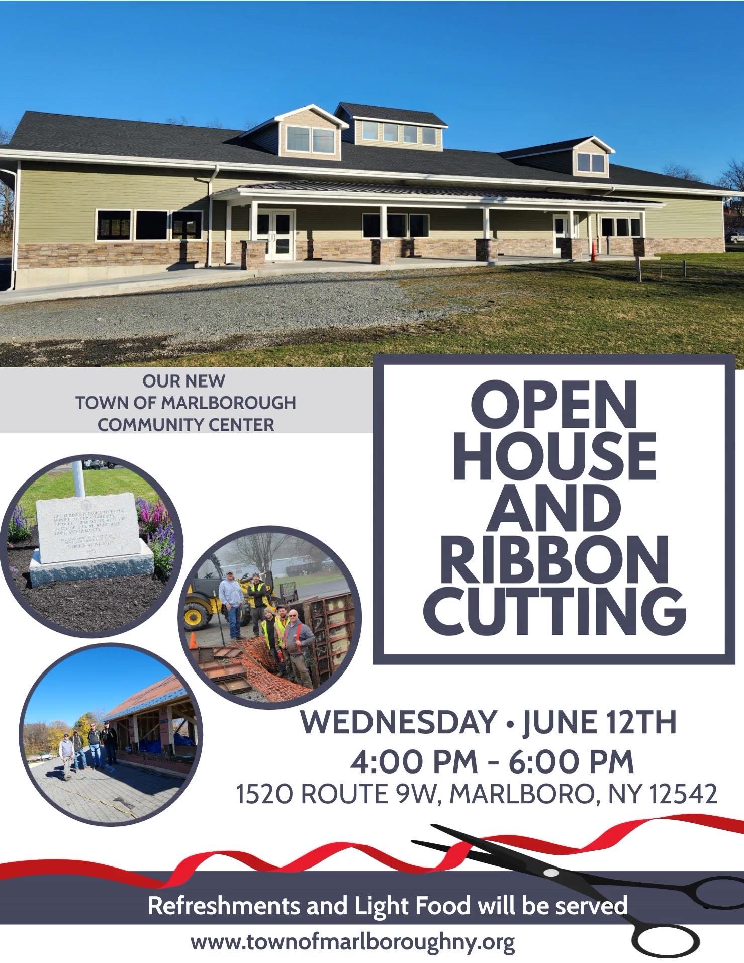 Photo of Town of Marlborough Community Center Open House and Ribbon Cutting